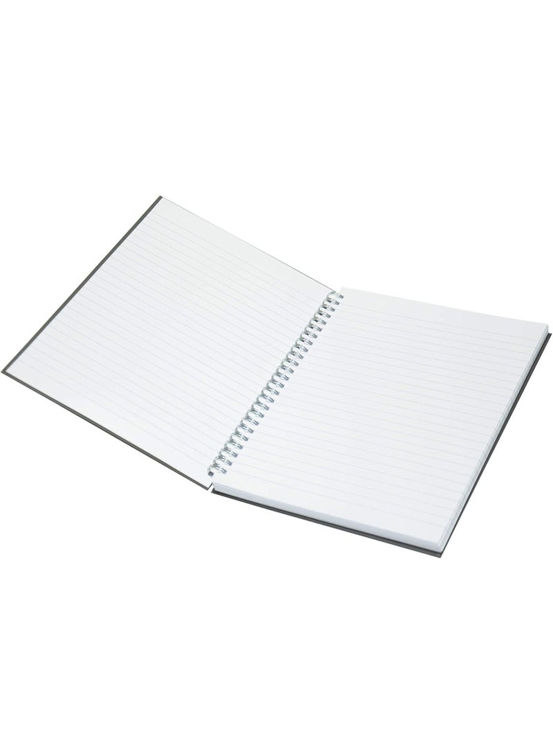 FIS Light Spiral Hard Cover Notebook Single Line (Pack of 5 Pcs X 100 Sheets) A5 Size - LINBSA51806 - Image 3